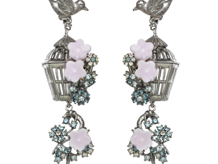 In Stock-Romantic Birdcage Earrings Hot on Sale