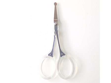 Eihodo MI-218 Stainless Steel Safety Scissors with Cap (Stainless Steel) Online Hot Sale