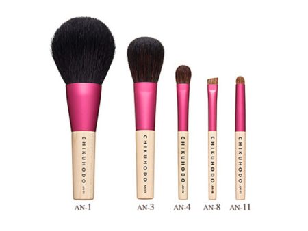 Chikuhodo 5-Brush Set, Anne Series (S-AN-5) on Sale