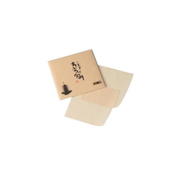 Eihodo Oil Blotting Paper from Toji Temple, Kyoto (T-500 x 40 sheets, square) Fashion