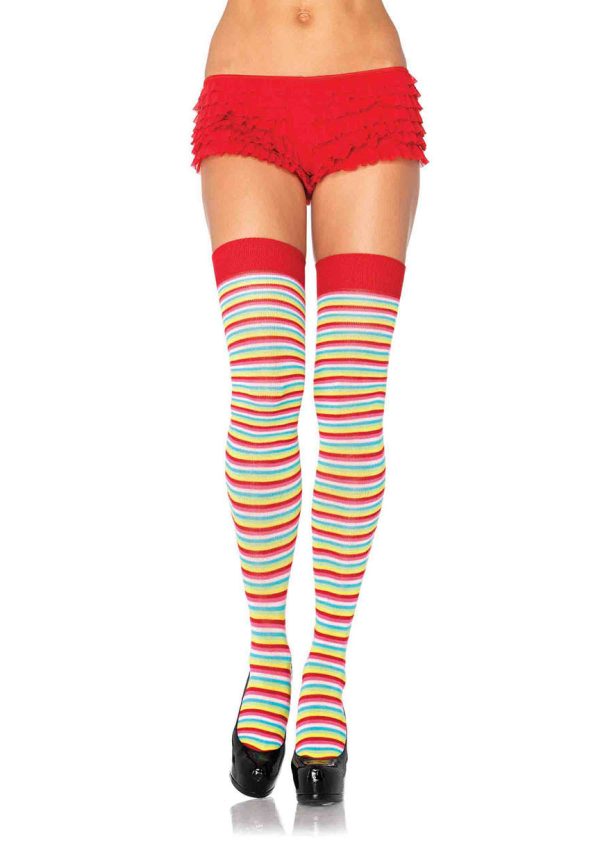 Thigh High Mini Rainbow Hosiery Online