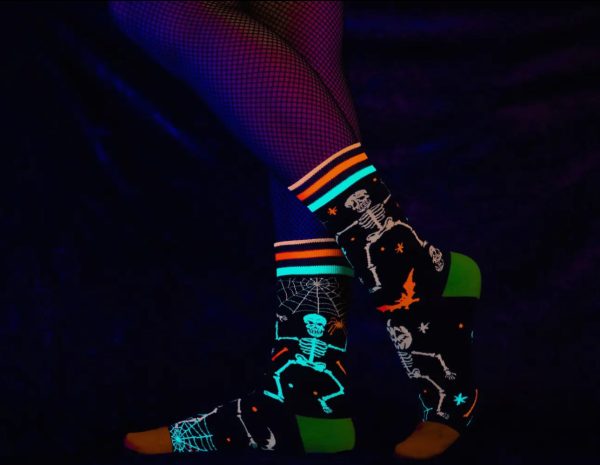 Rave Skeletons Crew Socks Sale