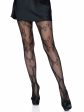 Black Butterfly Sheer Net Tights Discount