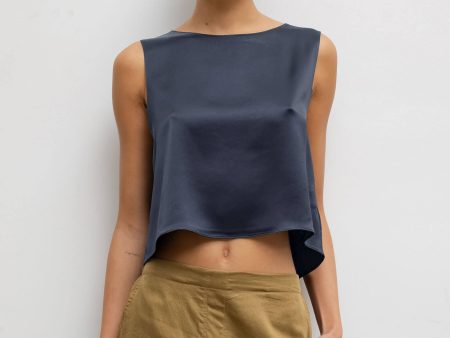 Barb Crop Sleeveless Crew Online