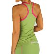 Sage Racerback Tank Top Fuchsia Trim Supply