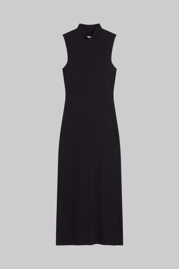 Lauren Sleeveless Turtleneck Maxi Dress For Cheap