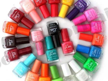 NAIL POLISH BOX, PACK OF 24 Discount