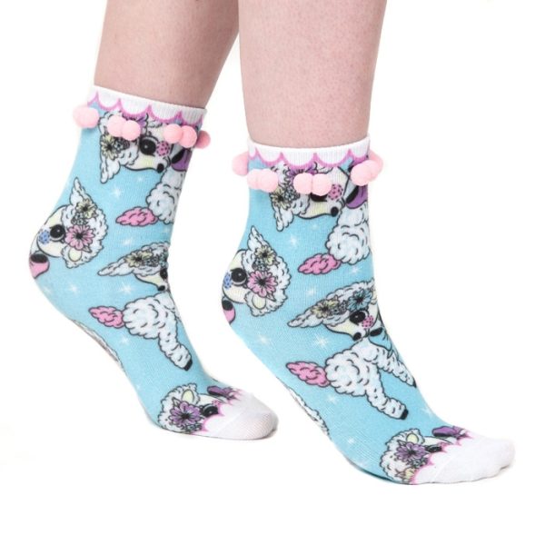 Irregular Choice Lamb Print Socks For Discount