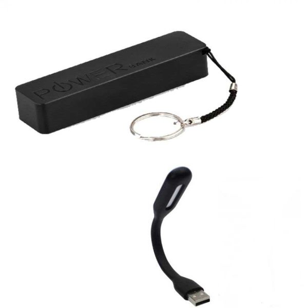 Combo Of 1 Power Bank 2600Mah   1 Led Usb Portable Lamp Online now