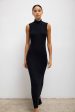 Lauren Sleeveless Turtleneck Maxi Dress For Cheap