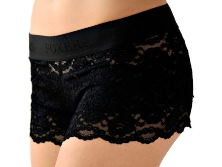 Black Lace Boxers on Sale