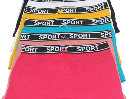 Elastic Sports Band Cotton Boyshorts For Cheap