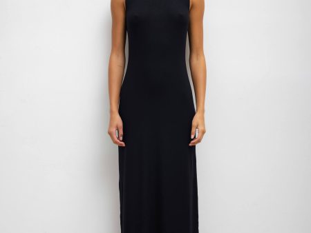 Lauren Sleeveless Turtleneck Maxi Dress For Cheap