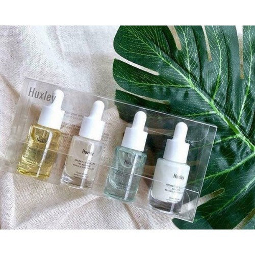 Bộ tinh chất dưỡng da Huxley - Set Serum Huxley Essence Deluxe Complete Set (5ml*4 chai) Online Hot Sale