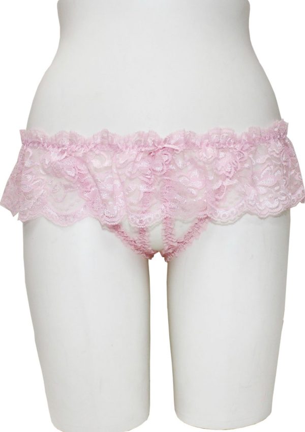 Crotchless Panties With Lace Skirt Online now