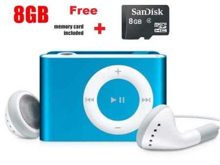 Mini Mp3 Player With 8 Gb Memory Card Fashion