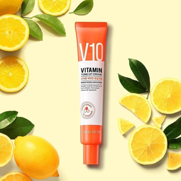 Kem dưỡng tạo nền [SOME BY MI] V10 Vitamin Tone-Up Cream 50ml Supply