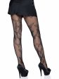 Black Butterfly Sheer Net Tights Discount