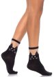 Black Cat Anklet Socks Cheap