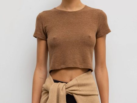 Lauren Crop Slim Fit Tee For Discount