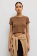 Lauren Crop Slim Fit Tee For Discount