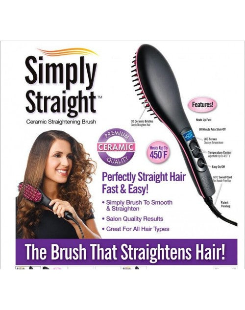 Fast and Easy Hair Straightener Brush For Cheap